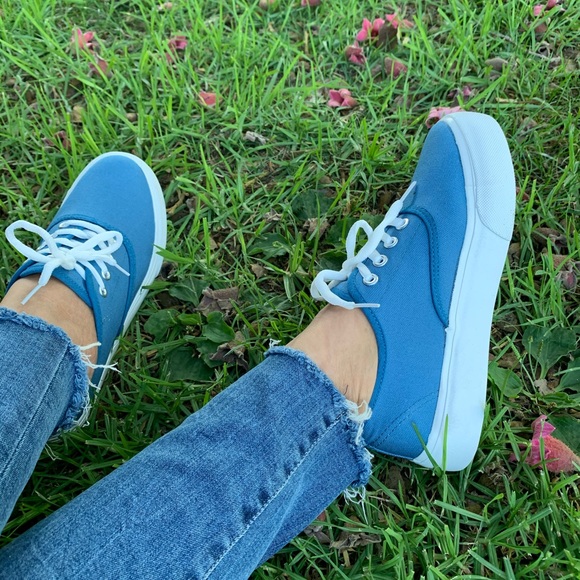 Blue Women Sneakers - Picture 2 of 6